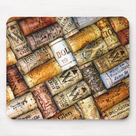 ワインのコルクのマウスパッド マウスパッド (正面)