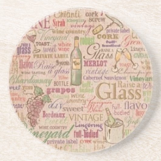 ワインのコースター コースター (正面)