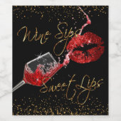 ワインのスープと甘い唇 ワインラベル (シングルラベル)