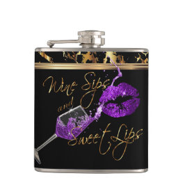 ワインのスープと甘い紫の唇 フラスク