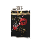 ワインのスープと赤い唇 フラスク (左)