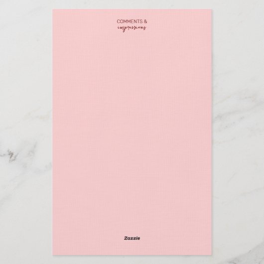 ワインのテイスティングスコアカードを愛する応援 便箋 (裏面)