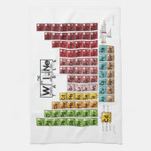 ワインのテーブルの台所タオル キッチンタオル (縦)