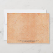 ワインのテーマの保存日付カード セーブザデート (裏面)