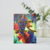 ワインのテーマ ポストカード (スタンド正面)