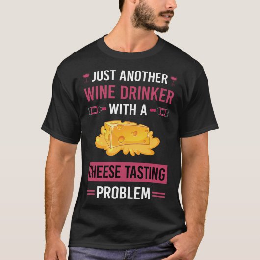 ワインのドリンカーワインのテイスティング Tシャツ (正面)