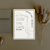 ワインのドードルウェディング日付を保存