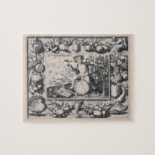 ワインのバッカス神 ジグソーパズル (横)