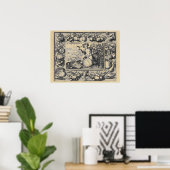 ワインのバッカス神 ポスター (ホームオフィス)