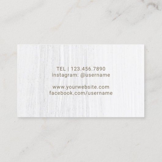 ワインのバーテンダーのソムリエのエレガントな白 名刺 (裏面)