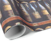 ワインのパーソナライズされた収集品 ラッピングペーパー (ロールコーナー)