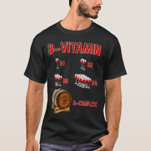 ワインのビタミン Tシャツ