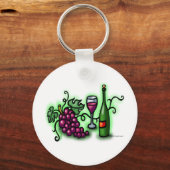 ワインのブドウ キーホルダー (正面)