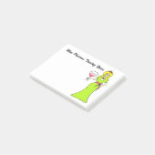 ワインのプリンセスの味見のノート ポストイット (アングル)