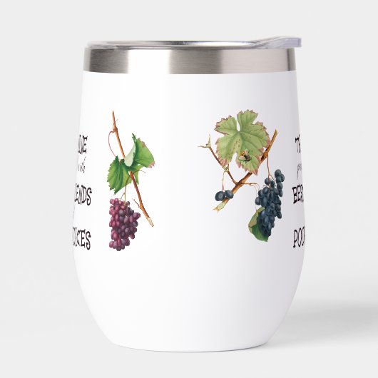 ワインのペアは最高の友達のワおもしろいインのタンブラー (左面)