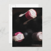 ワインのボトル、クローズアップ、スウェーデン。 ポストカード (正面/裏面)