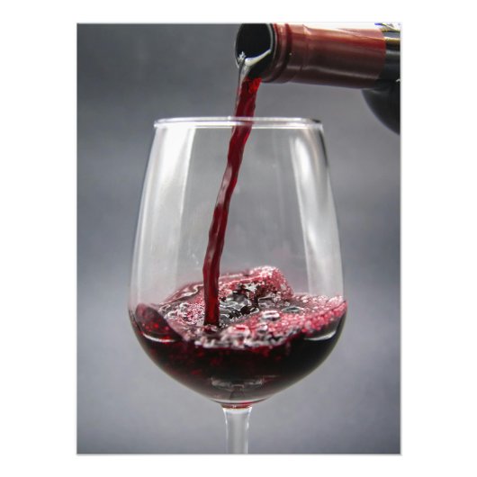 ワインのボトル フォトプリント            (正面)