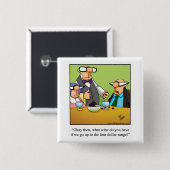 ワインのユーモア"4ドルレンジ"パーティーの好意ボタン 缶バッジ (正面&裏面)