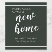 ワインのラベルとカスタムウェルをペアにする ワインラベル (シングルラベル)