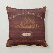 ワインのラベルの芸術、ワインの館Iの枕
