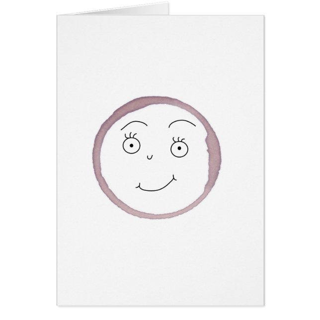 ワインのリングの汚れの女の子 (正面)