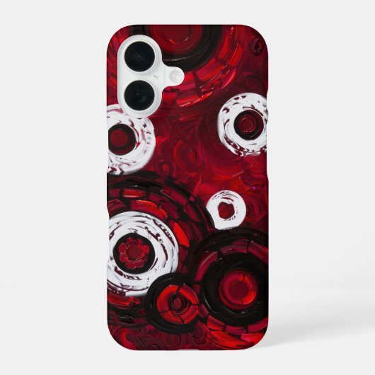 ワインの円 iPhone 16ケース (裏面)