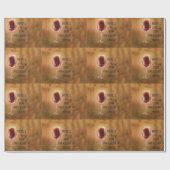 ワインの包装紙の常に時間 ラッピングペーパー (フラット)