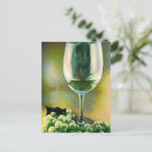 ワインの反射 ポストカード (スタンド正面)