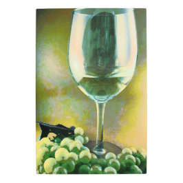 ワインの反射 メタルプリント