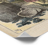 ワインの収穫 ポスター (角)