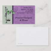 ワインの名刺 名刺 (正面/裏面)