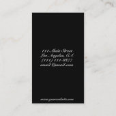 ワインの名刺 名刺 (裏面)