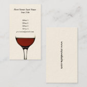 ワインの名刺 名刺 (正面/裏面)