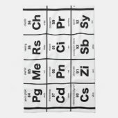 ワインの周期表 キッチンタオル (縦)