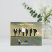 ワインの味わい6歩 ポストカード (スタンド正面)