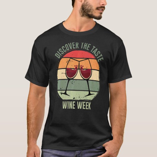 ワインの味を発見する Tシャツ (正面)