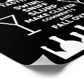 ワインの味 ポスター (角)