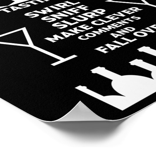 ワインの味 ポスター (角)