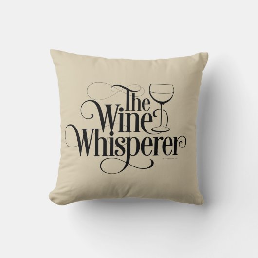 ワインの囁くもの クッション (正面)