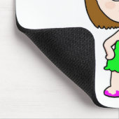 ワインの女の子 マウスパッド (コーナー)