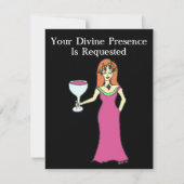 ワインの女神の収集 招待状 (正面)