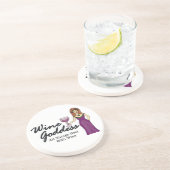 ワインの女神"すべての事直す… "が コースター (側面)