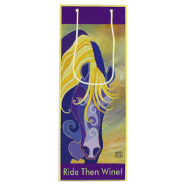 ワインの子馬のギフトバッグ-乗車はそれからワインを飲みます! ワインギフトバッグ