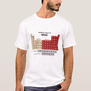 ワインの定期表 Tシャツ