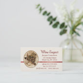 ワインの専門家 名刺 (スタンド正面)