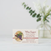 ワインの専門家 名刺 (スタンド正面)