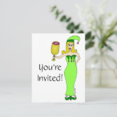 ワインの小妖精や小人"飲み物及びですメリー"は 招待状 (スタンド正面)