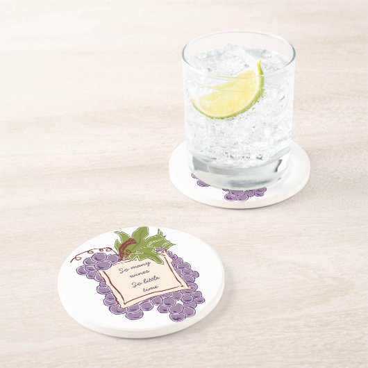 ワインの引用文のコースター コースター (側面)