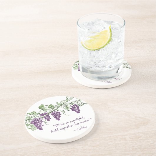 ワインの引用文のコースター コースター (側面)
