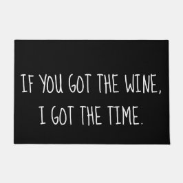 ワインの引用文、ワイン愛好家のユーモア ドアマット